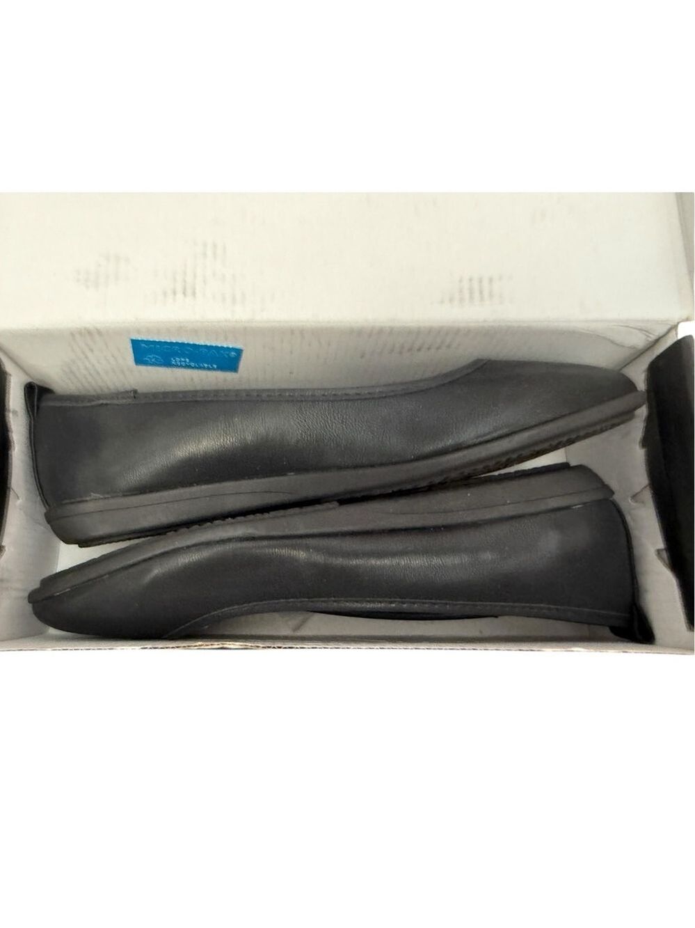 London Fog Baden Black Ballet Flats Comfort Slip On Shoes 9.5M - Picture 7 of 7